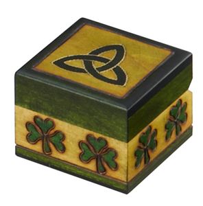 Irish Wood Box From Poland Trinity Knot
