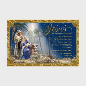 Jesus Nativity Boxed Christmas Cards, 18/Box
