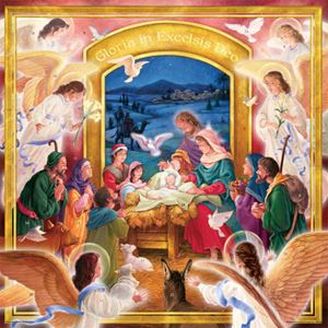 Jumbo Nativity Advent Calendar for Classroom