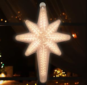 LED 20" Bethlehem Star with Movement, 44 white lights