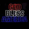 LED Lighted God Bless America Sign