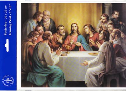 The Last Supper 8" x 10" Print