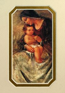 Madonna and Child 3.5" x 5" Matted Print