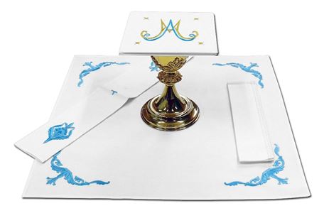 Marian Altar Linen Set from Poland