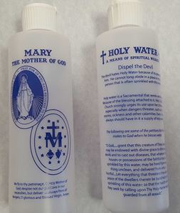 Mary, Mother of God Holy Water Bottle,  8 oz.