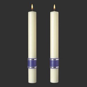 Messiah Complementing Altar Candles