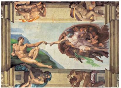 Michelangelo Creation of Man 1000pc Jigsaw Puzzle