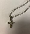 Mini Rhinestone Cross Necklace | CATHOLIC CLOSEOUT