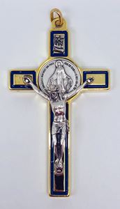 Miraculous Gold Crucifix 3"
