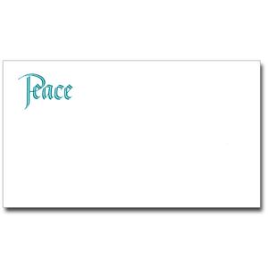 Peace Note Card Pack of 25