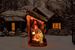 One Piece Lighted Real Life Holy Family in Stable Yard Decor - 127323