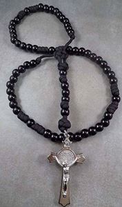 Original Paracord Rosary, Black 