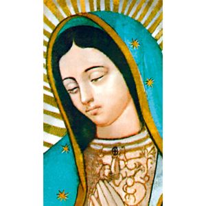 Our Lady of Guadalupe Prayer for the Helpless Unborn Paper Prayer Card, Pack of 100