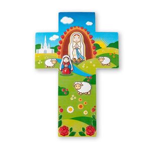 Our Lady of Lourdes Wall Cross