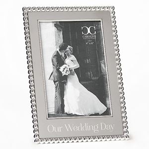 Our Wedding Day Frame, holds a 4x6 photo