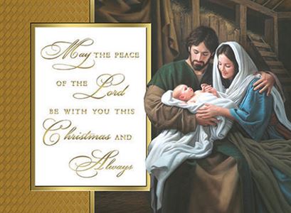 Peace of the Lord Boxed Christmas Cards for Priest to Send 25/Box