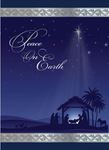 Peace on Earth Boxed Christmas Cards for Priest to Send 25/Box