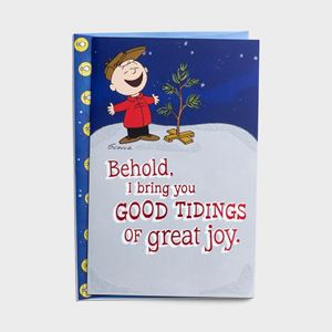 Peanuts Good Tidings Boxed Christmas Cards, 18/Box