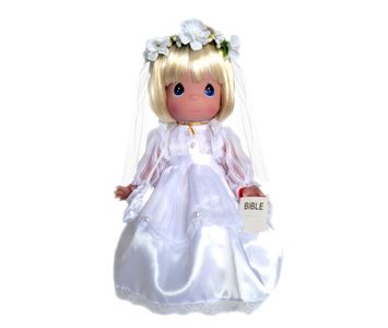 Precious Moments 12" Blonde First Communion Doll