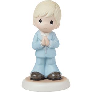 Blessings On Your First Communion Blond Hair/Light Skin Boy Figurine 222022