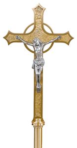 44PC45 Processional Crucifix and Stand