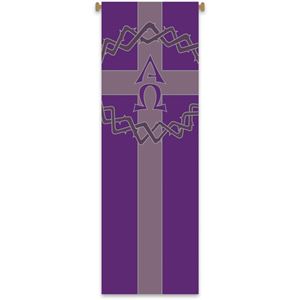 Purple Crown of Thorns/Alpha Omega Banner