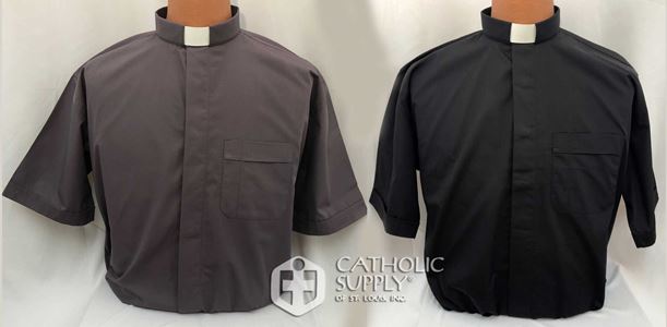 Reliant Tab Collar Clergy Shirt, Short Sleeve