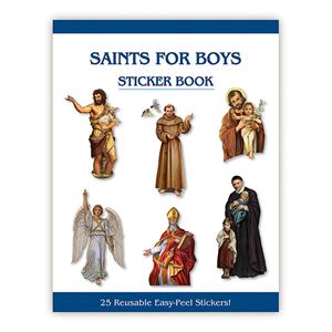 Saints For Boys Sticker Book 