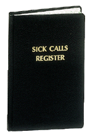 Sick Calls Register-Small Edition