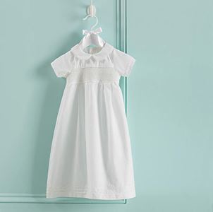 Smocked Christening Gown 0-6 Month