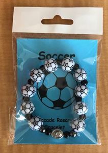 Soccer Rosary Bracelet