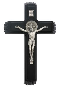 St. Benedict 12" Sick Call Crucifix Set
