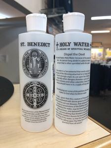 St. Benedict Holy Water Bottle,  8 oz.