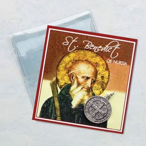St. Benedict Medal in Prayer Folder
