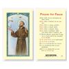 St. Francis Laminated Prayer Card
