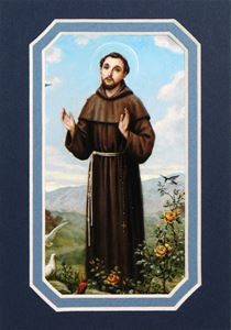 St. Francis of Assisi 3.5" x 5" Matted Print
