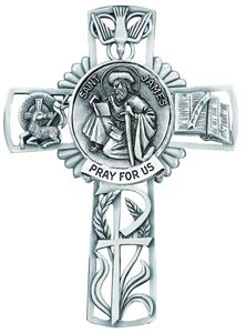 St. James Pewter Wall Cross