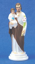 St. Joseph 4" Magnetic Auto Statue with Adhesive