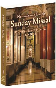 St. Joseph Sunday Missal Prayerbook And Hymnal For 2023 guide, book guide, liturgy of the hours guide, st joseph guide,paperback, annual sunday missal, missal book, prayer book, 978-1-93-791369-4,9781937913694, 9781953152831