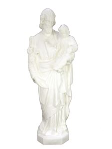 St. Joseph and Child 24" White Finish Vinyl Indoor/Outdoor Statue