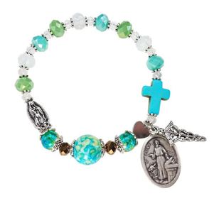 St. Luke (Patron of Physicians) Rosary Bracelet Chaplet