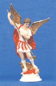 St. Michael 4" Magnetic Auto Statue with Adhesive
