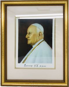 St. Pope John XXIII 15.5" Framed Picture