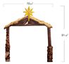 Stable for Real Life Outdoor Nativity Yard Stake Set