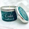 Strength and Protection 5oz Tin Candle - Cedar Scent