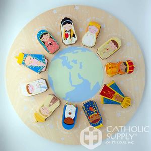 The Virgin Mary Around the World Wooden Puzzle