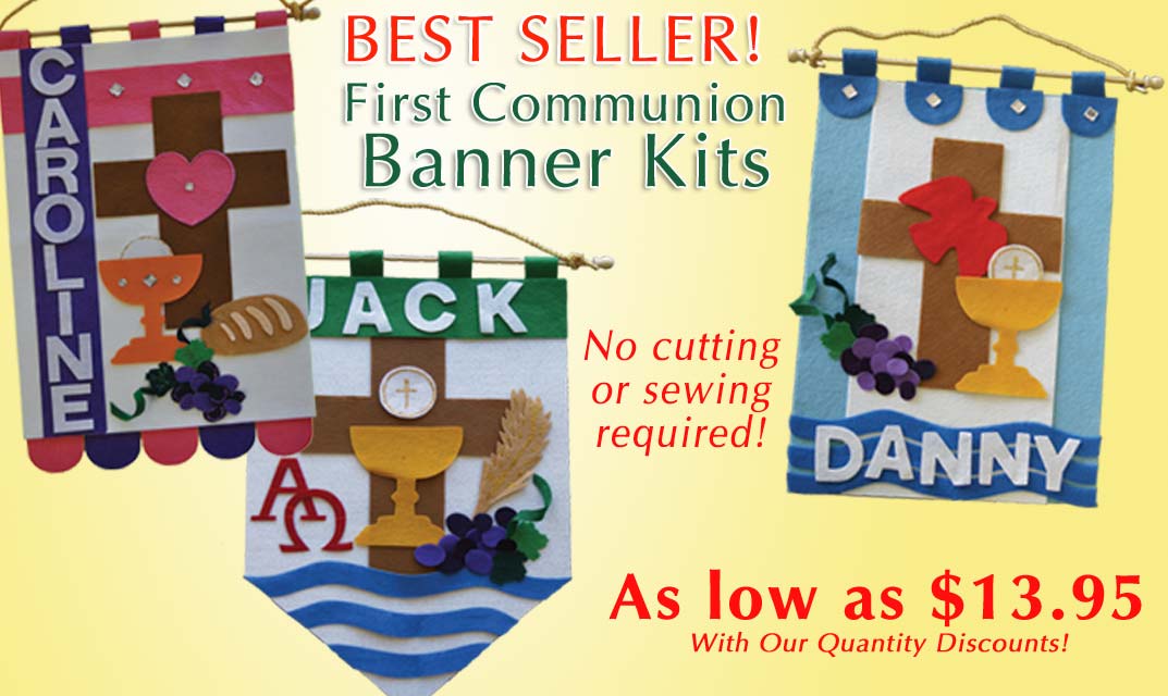 First Communion Banner Kits